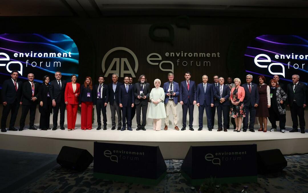 Emine Erdoğan podziękowała agencji Anadolu na Międzynarodowym Forum Środowiska