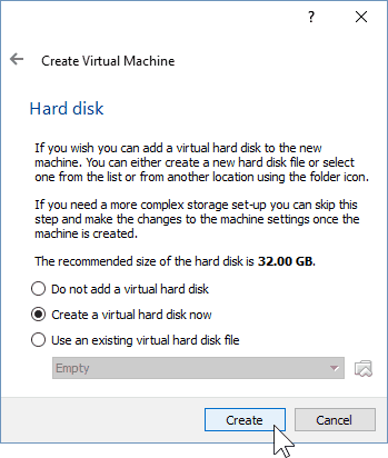 04 Określ rozmiar dysku twardego (instalacja systemu Windows 10)