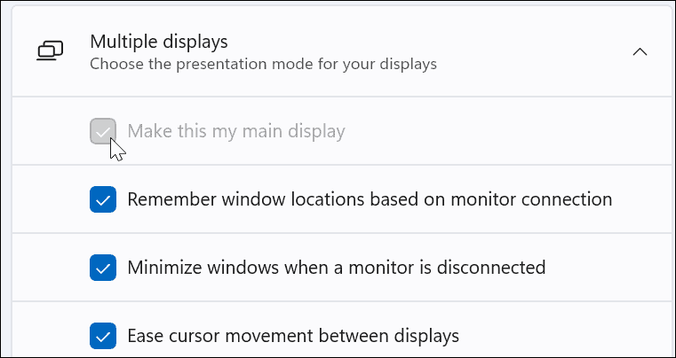 przenieś pasek zadań na drugi monitor w systemie Windows 11