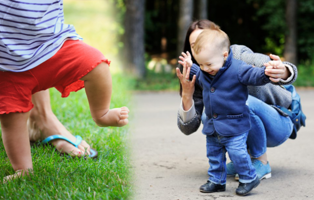 Ćwiczenia chodzenia dla niemowląt