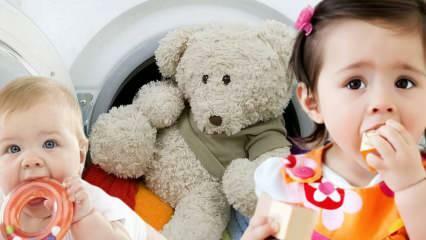 Jak czyścić zabawki dla niemowląt? Jak prać zabawki? 