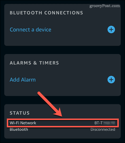 Alexa sieć Wi-Fi