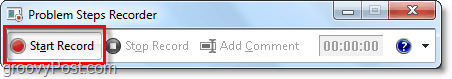 w Windows 7 problem kroki rejestrator naciśnij przycisk rozpoczęcia nagrywania