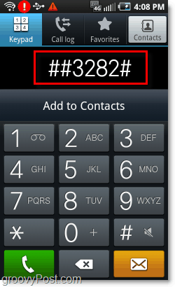 wpisz ## 3282 #, gdzie będziesz potrzebować swojego kodu msl
