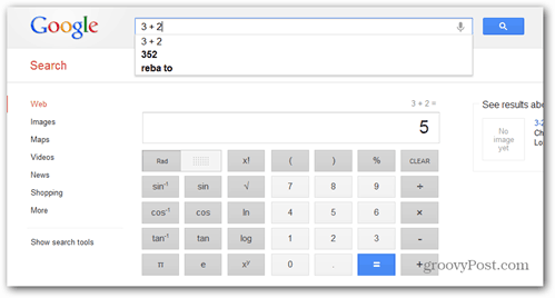 Wyszukiwarka Google ma wbudowany kalkulator naukowy