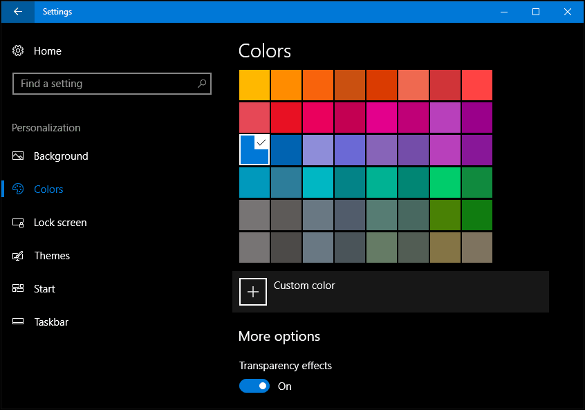 twórcy systemu Windows 10 aktualizują kolory