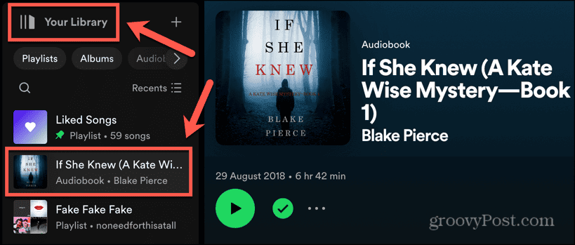 Spotify w swojej bibliotece