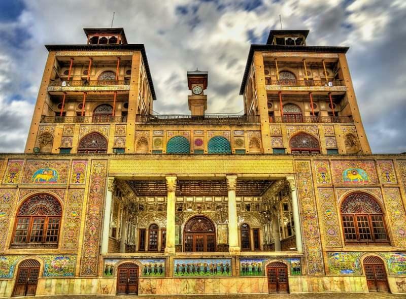 Wnętrze pałacu Golestan