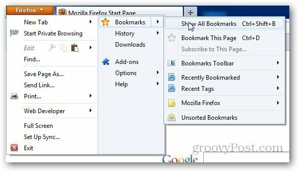 Jak odzyskać usunięte zakładki w Mozilla Firefox