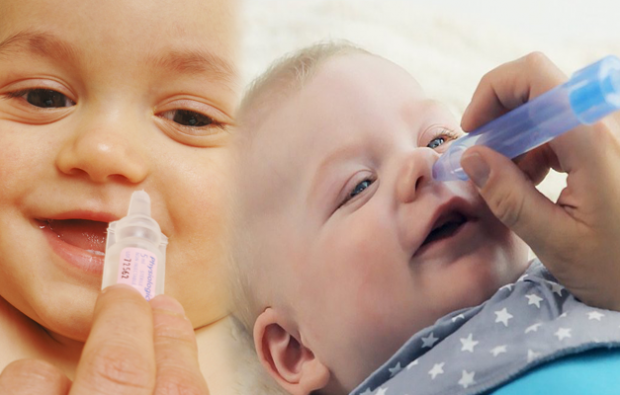 Przekrwienie błony śluzowej nosa i kichanie u niemowląt