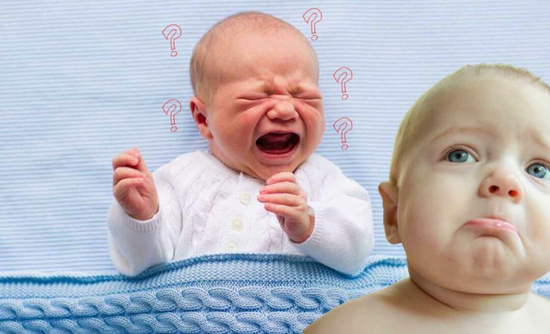 Dlaczego niemowlęta płaczą? Co niemowlęta mówią płacząc? 5 stylów płaczu niemowląt
