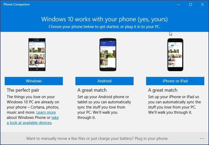 Jak korzystać z nowej aplikacji Phone Phone Companion w systemie Windows 10