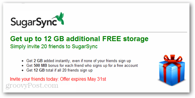 SugarSync: Uzyskaj do 12 GB wolnego miejsca do 31 maja