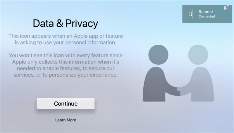  Dane i prywatność tvOS Apple TV