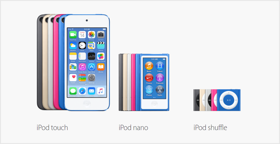 Nowa oferta iPodów Apple ogłoszona dzisiaj