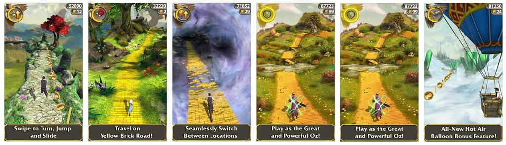 Darmowa aplikacja tygodnia Apple iTunes Store, Temple Run: OZ