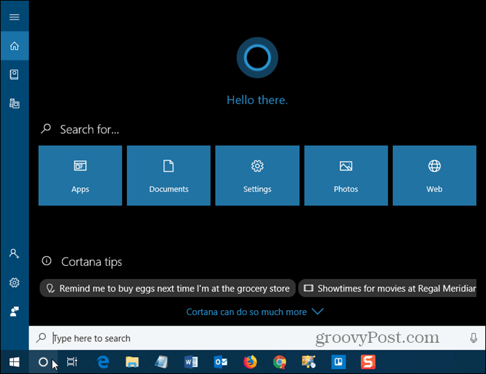 Cortana w systemie Windows 10