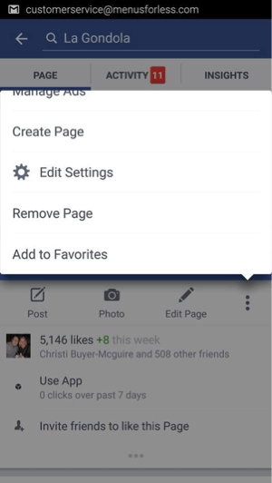 Na telefonie komórkowym odwiedź swoją stronę na Facebooku i dotknij Edytuj ustawienia. Na komputerze kliknij Ustawienia.