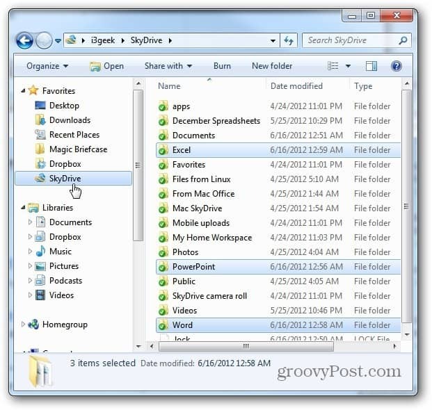 Foldery biurowe SkyDrive