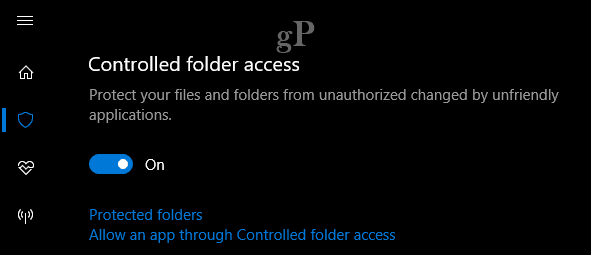 Windows 10 ransomware z dostępem do folderów