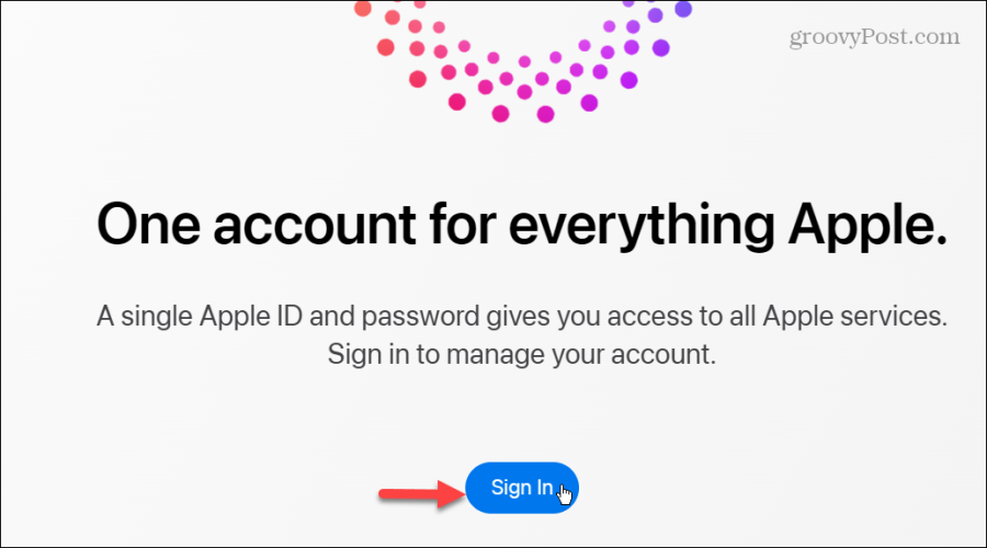Zaloguj się na swoje konto Apple za pomocą kluczy 