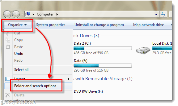 Eksplorator Windows 7 organizuje i oferuje starsze opcje wyszukiwania