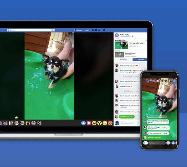 Facebook testuje nowe środowisko wideo w grupach o nazwie Watch Party, które umożliwia członkom wspólne oglądanie filmów w tym samym czasie i w tym samym miejscu. 