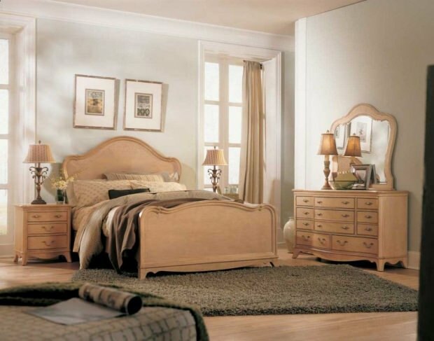 dekoracja sypialni w stylu vintage