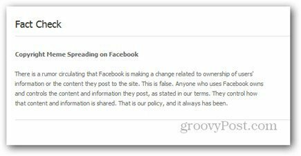 Przestań rozpowszechniać fałszywe informacje o prawach autorskich na Facebooku - proszę!
