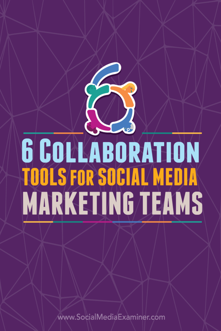 narzędzia do współpracy z zespołem mediów społecznościowych