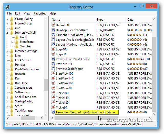 Wartość DWORD rejestru systemu Windows 8