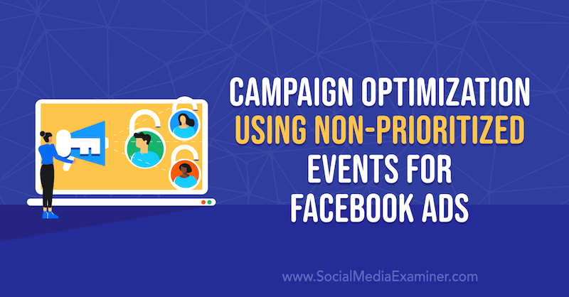 Optymalizacja kampanii z wykorzystaniem zdarzeń bez priorytetów w reklamach na Facebooku autorstwa Anny Sonnenberg w portalu Social Media Examiner.