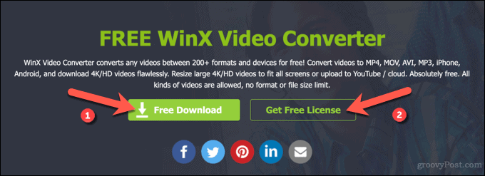 Pobieranie programu WinX Video Converter