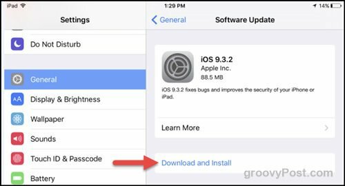 Aktualizacja zabezpieczeń dla Apple iOS 9.3.2