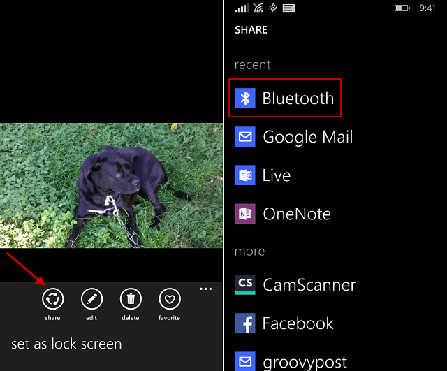 Windows Phone 8.1 Wskazówka: Udostępniaj pliki przez Bluetooth