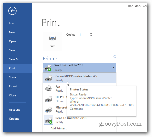 Jak drukować z aplikacji Metro Style Windows 8