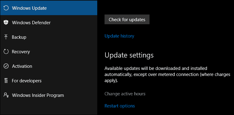 Jak opóźnić, odroczyć lub zablokować aktualizację Windows 10 Fall Creators