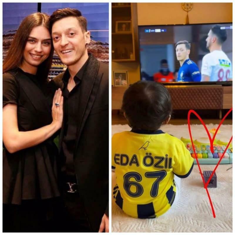 Mesut Özil podzielił się świąteczną pozą ze swoją córką, którą nazywa „moją małą księżniczką”!