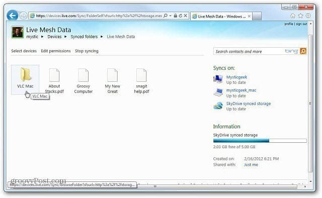 Windows Live Mesh 2011 dla komputerów Mac: Pierwsze kroki