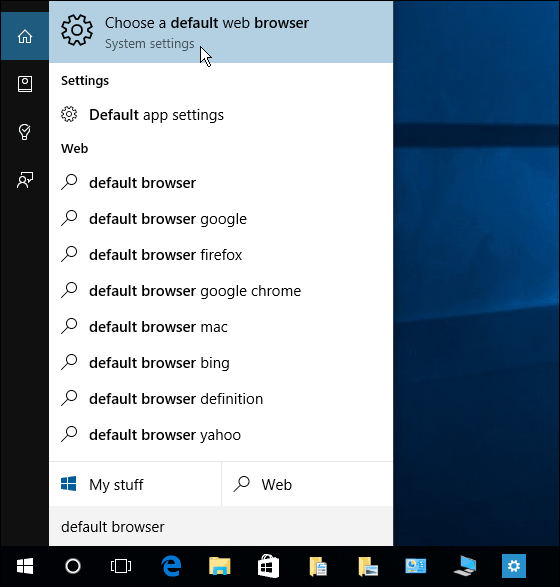 Cortana Wyszukaj w systemie Windows 10