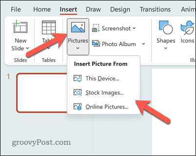 Wstaw obraz w programie PowerPoint