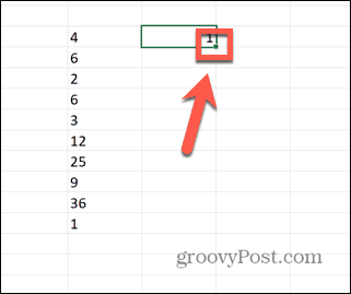 uchwyt przeciągania programu Excel