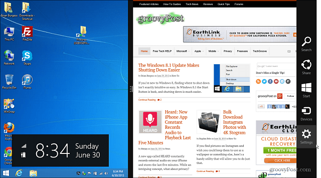 Windows 8.1 nowoczesny interfejs użytkownika pulpitu