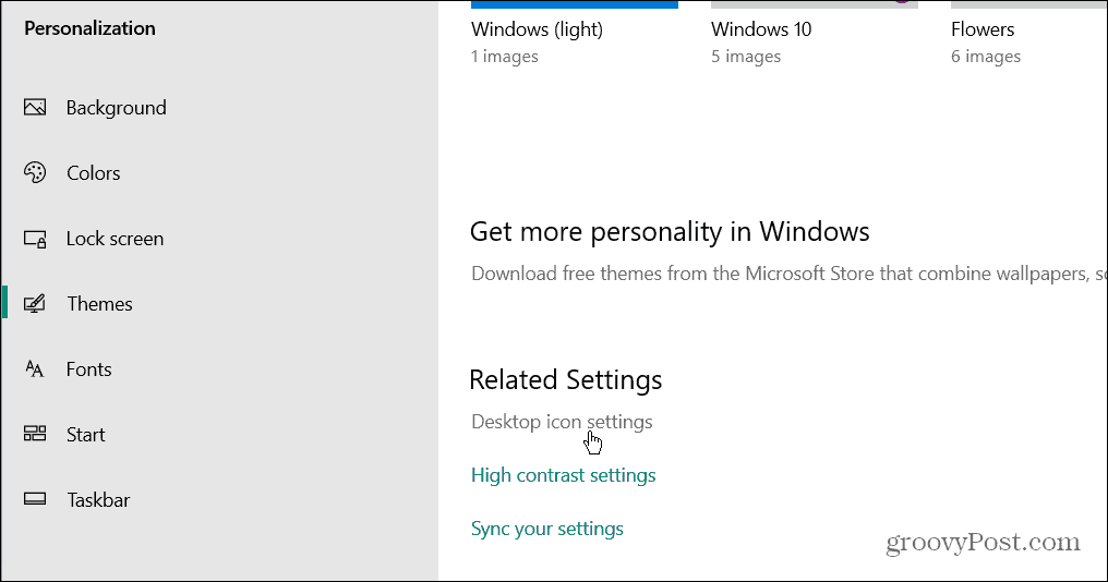 przywrócić ikony pulpitu w systemie Windows