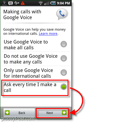 Google Voice w preferencjach użytkowania konfiguracji urządzenia mobilnego z Androidem