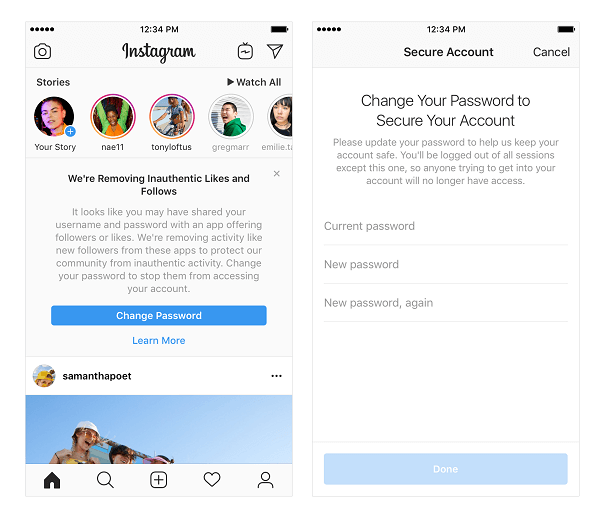 Instagram ogłosił, że zacznie usuwać nieautentyczne polubienia, obserwacje i komentarze z kont korzystających z aplikacji i botów innych firm, aby zwiększyć ich popularność.