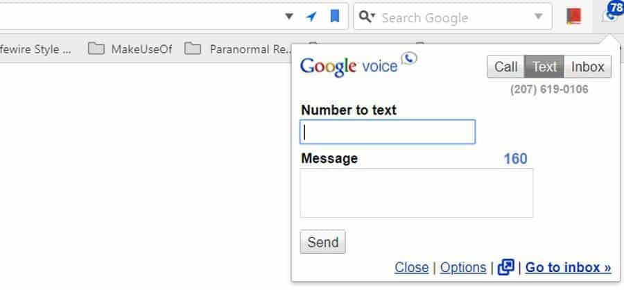 rozszerzenie Google Voice Chrome