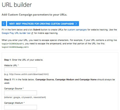 narzędzie do tworzenia adresów URL Google