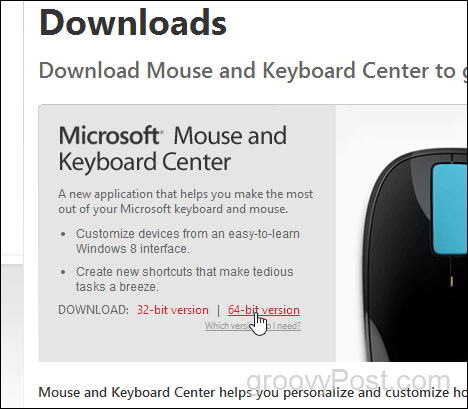 pobierz centrum myszy i klawiatury Microsoft