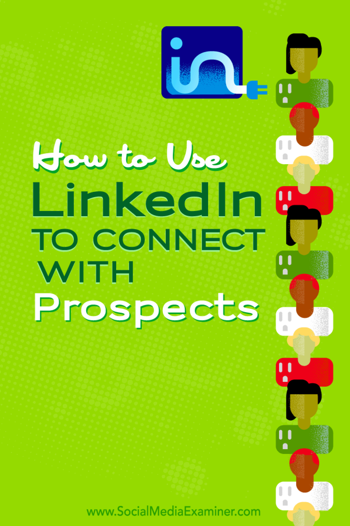 użyj linkedin, aby połączyć się z potencjalnymi klientami